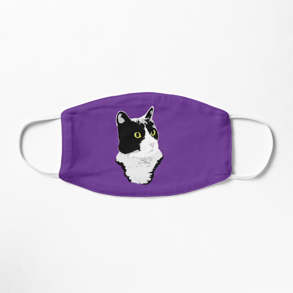 Regal Tuxedo Kitty Mask