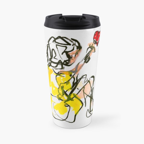 Ich schenke Dir ein Herz mit Blumen Thermobecher