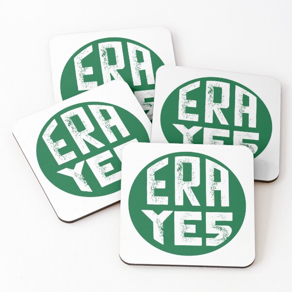 Item preview, ERA YES GREEN/WHITE DISTRESSED LOGO designed and sold by starkle.