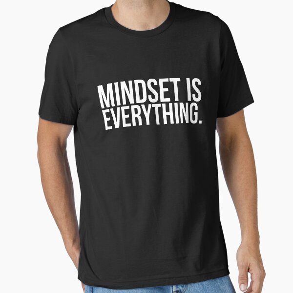 Vista previa del artículo con la obra «Camiseta Mindset is Everything , Camiseta motivacional , Bolsas de gimnasio , Bolsas de deporte para gimnasio», diseñado y vendido por MrElgo.