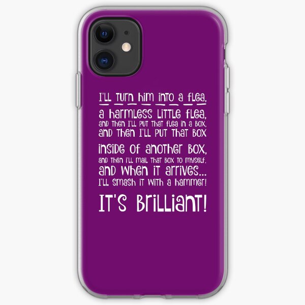 I'll turn him into a flea... in white iPhone Soft Case