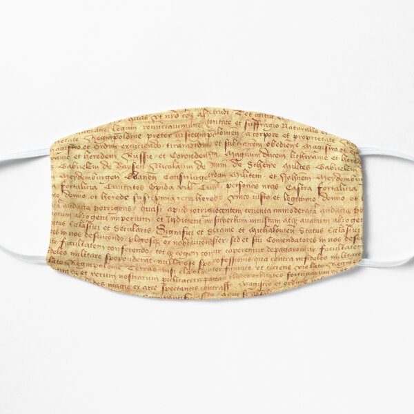 Medieval Manuscript Flat Mask