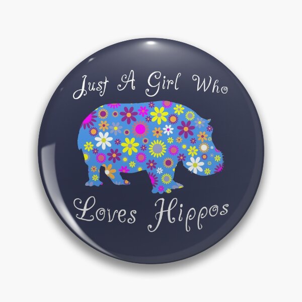 Item preview, Just A Girl Who Loves Hippos - Cute Hippopotamus Lover Gifts designed and sold by cartba.