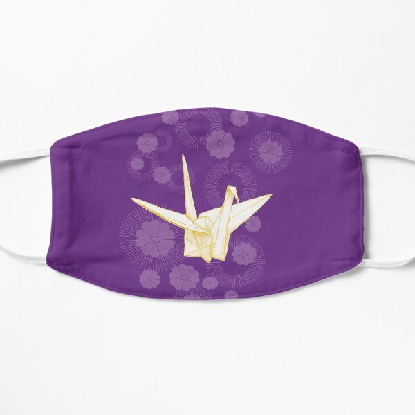 Paper Crane and Cherry Blossoms Mask