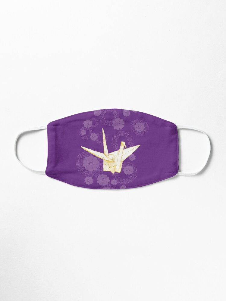 Alternate view of Paper Crane and Cherry Blossoms Mask