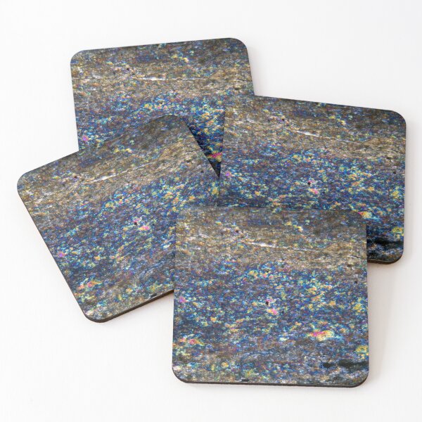 Item preview, Microscope photo of a petrographic thin section of a lapis lazuli gem stone designed and sold by Zosimus.