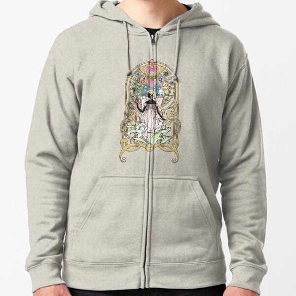 sailor moon zip up hoodie
