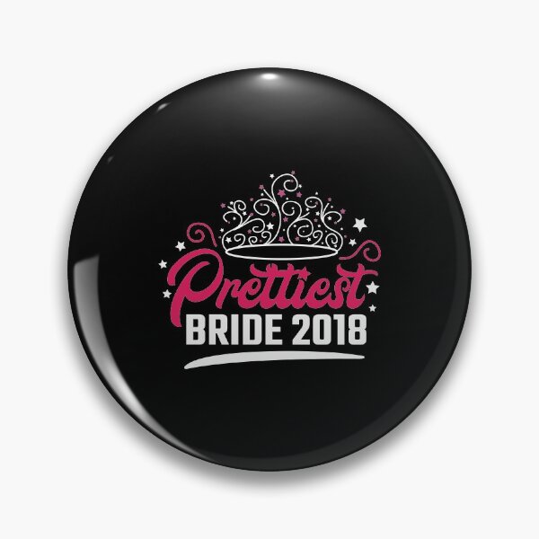 Artikelvorschau, Bachelor Party Prettiest Bride 2018 Pink Crown Gift entworfen und verkauft von haselshirt.