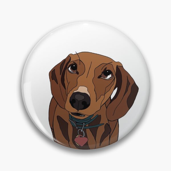 Item preview, Mabel the Mini Dachshund designed and sold by Quick Brown Fox Canada.