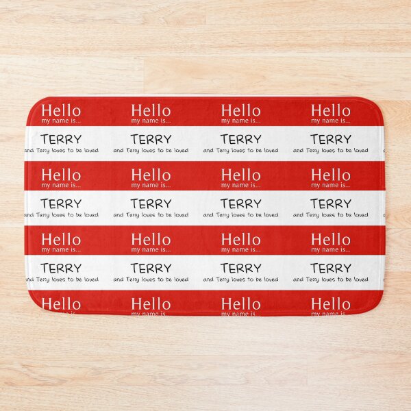 Item preview, Hello My Name is Terry - Brooklyn Nine Nine designed and sold by aussieforgood.