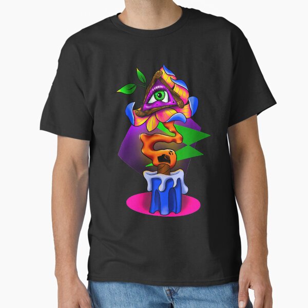 All Seeing Eye Flower Classic T-Shirt