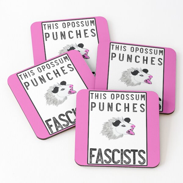 Item preview, THIS OPOSSUM PUNCHES FASCISTS le troisième designed and sold by Phosfate.
