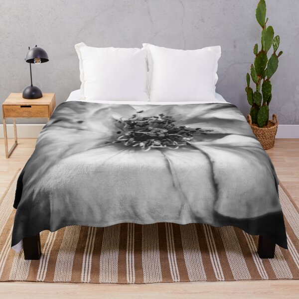 Item preview, closeup blooming rose in black and white designed and sold by Mrvell.