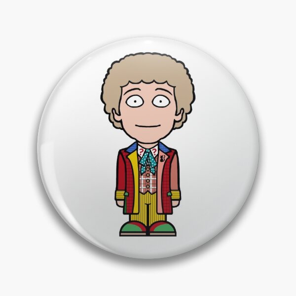 Item preview, The Sixth Doctor (sticker) designed and sold by redscharlach.