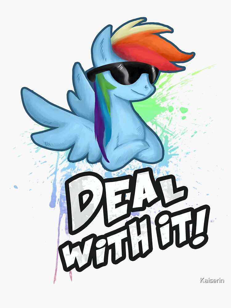 My Little Pony - Rainbow Dash - Deal With It - Season5 - Mug