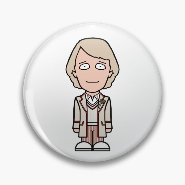 Item preview, The Fifth Doctor (sticker) designed and sold by redscharlach.