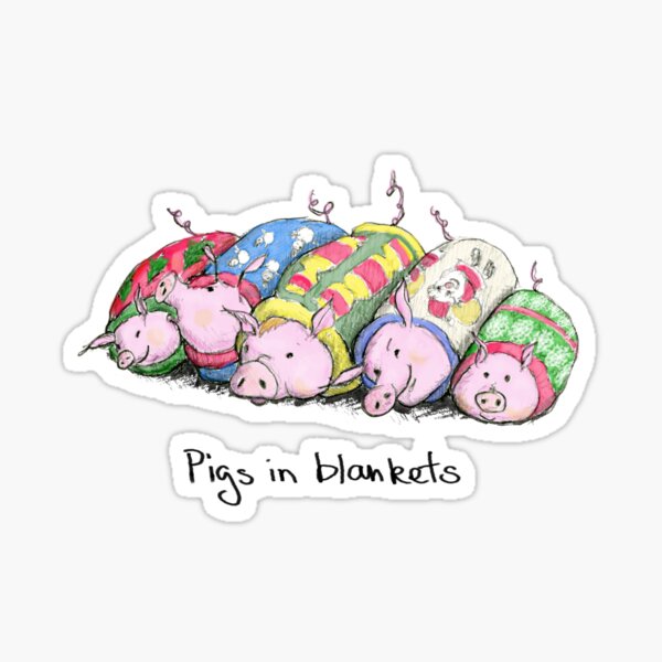 Pigs in Blankets Sticker