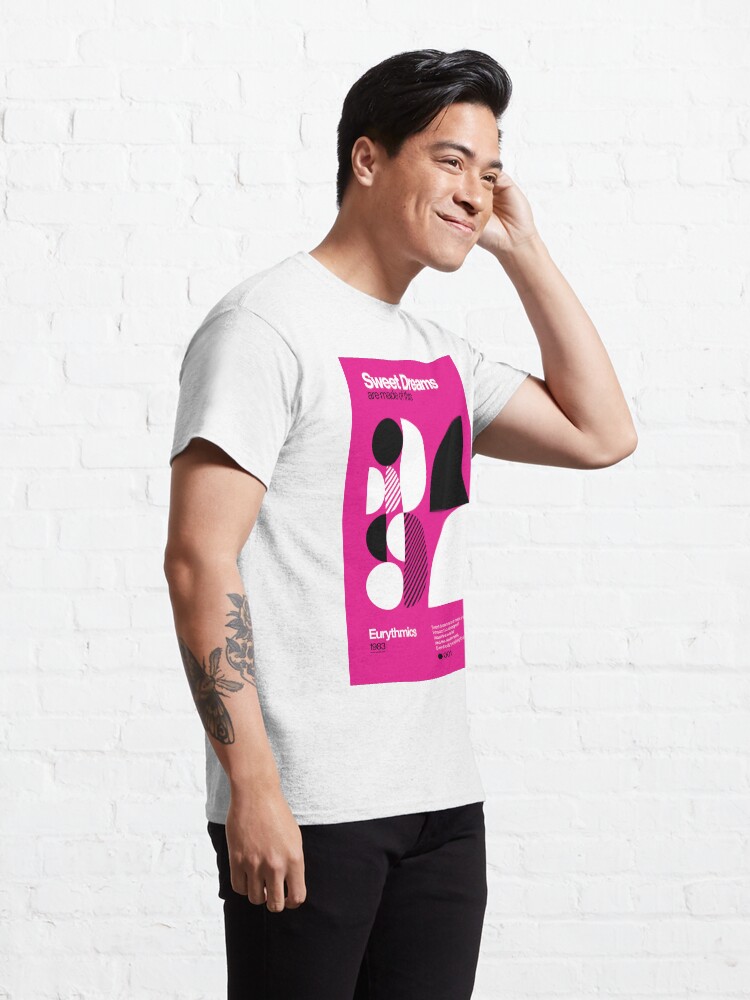Alternate view of Sweet Dreams (Are Made of This) - Eurythmics Typographic Poster Classic T-Shirt