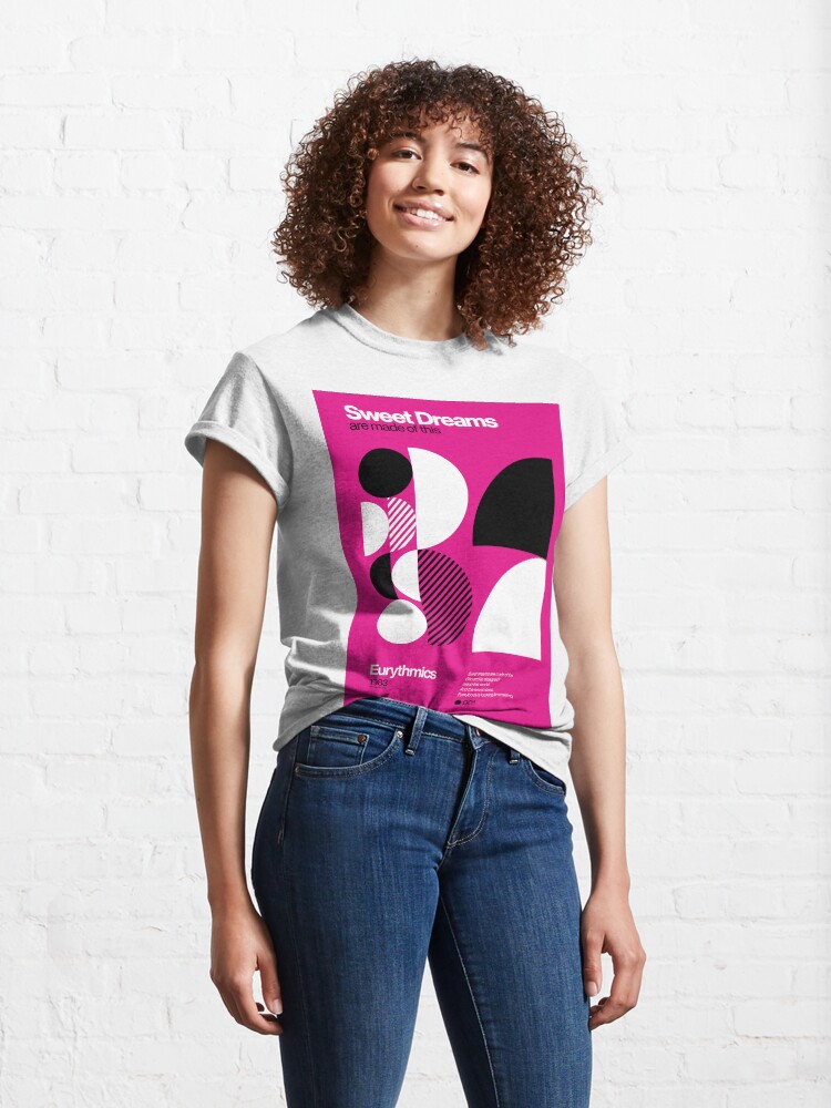 Alternate view of Sweet Dreams (Are Made of This) - Eurythmics Typographic Poster Classic T-Shirt