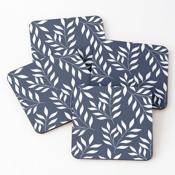 Item preview, Navy Leaves designed and sold by thelustrous.