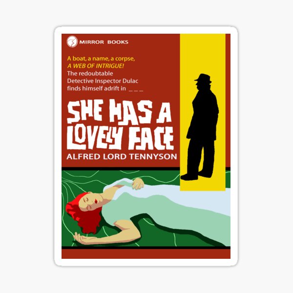 she-has-a-lovely-face-sticker-for-sale-by-tanaudel-redbubble