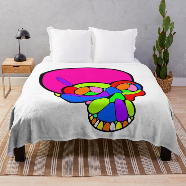 Item preview, Abstract Color Skull designed and sold by artofjaynoska.