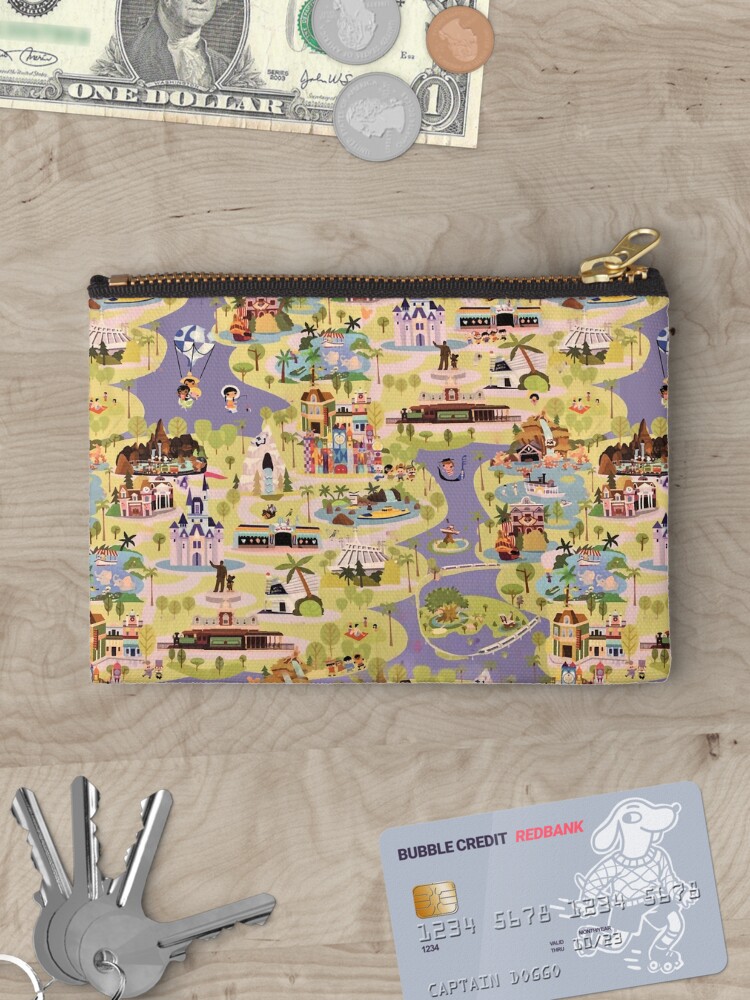 Thumbnail 3 of 4, Zipper Pouch, A walk in the Park designed and sold by Disney1955Fan.