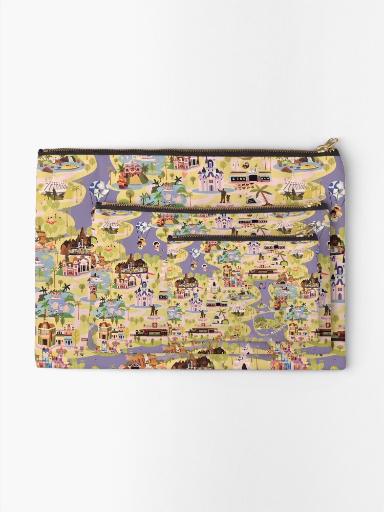 Thumbnail 2 of 4, Zipper Pouch, A walk in the Park designed and sold by Disney1955Fan.
