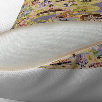 Alternate view of A walk in the Park Floor Pillow