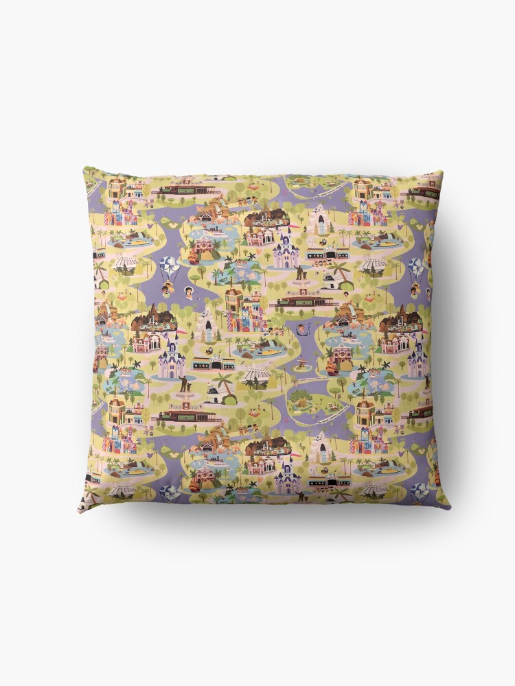 Alternate view of A walk in the Park Floor Pillow