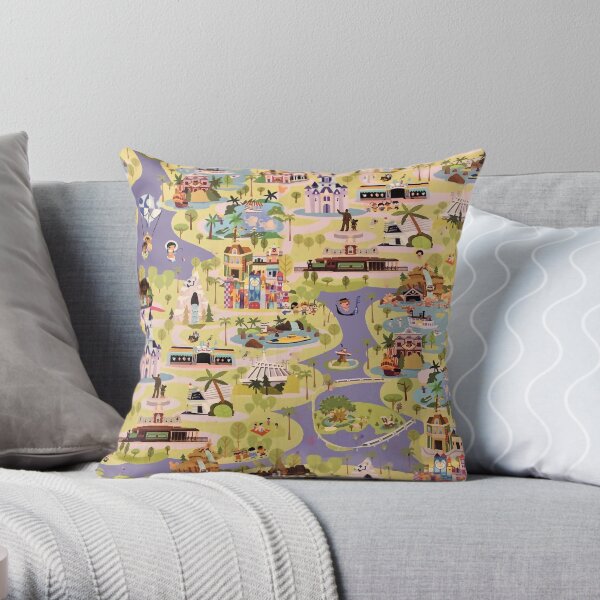 A walk in the Park Throw Pillow