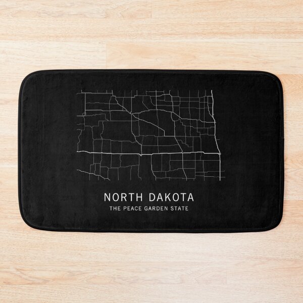 Item preview, North Dakota State Road Map designed and sold by clarkstpress.