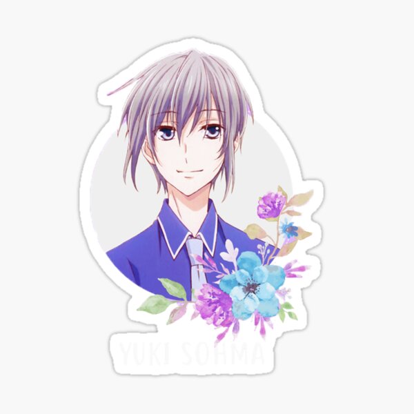 "Yuki (Fruits Basket)" Sticker for Sale by ArtIL | Redbubble