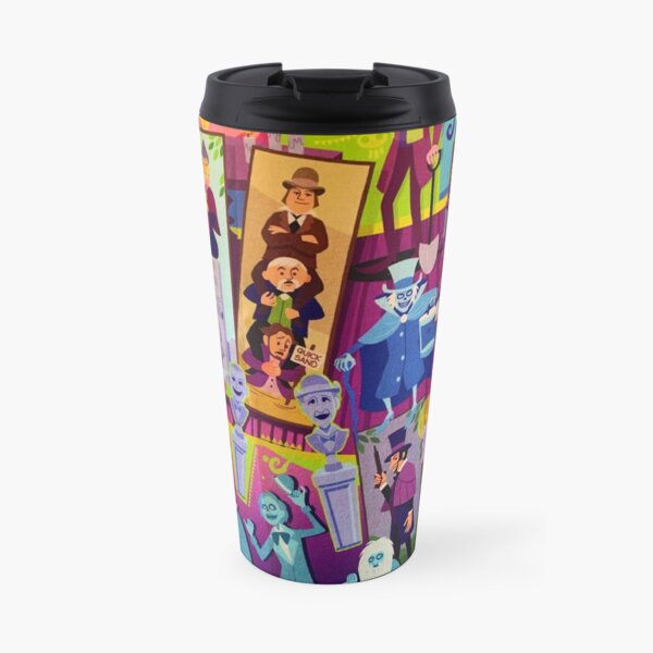 Retro Mansion Collage Travel Mug