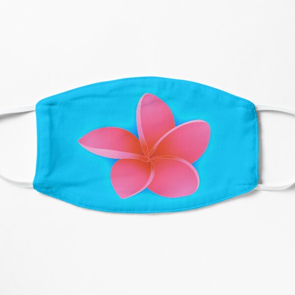 Pink Plumeria Blossom Mask