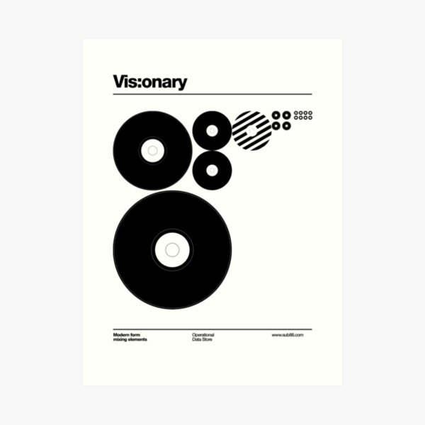 Vis:onary b Art Print