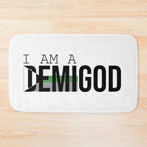 Item preview, I am a Demi(romantic)God - Pride Collection designed and sold by TheQuirkySide.