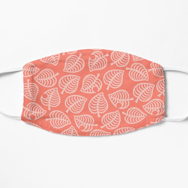 Isabelle Leaf Pink Flat Mask