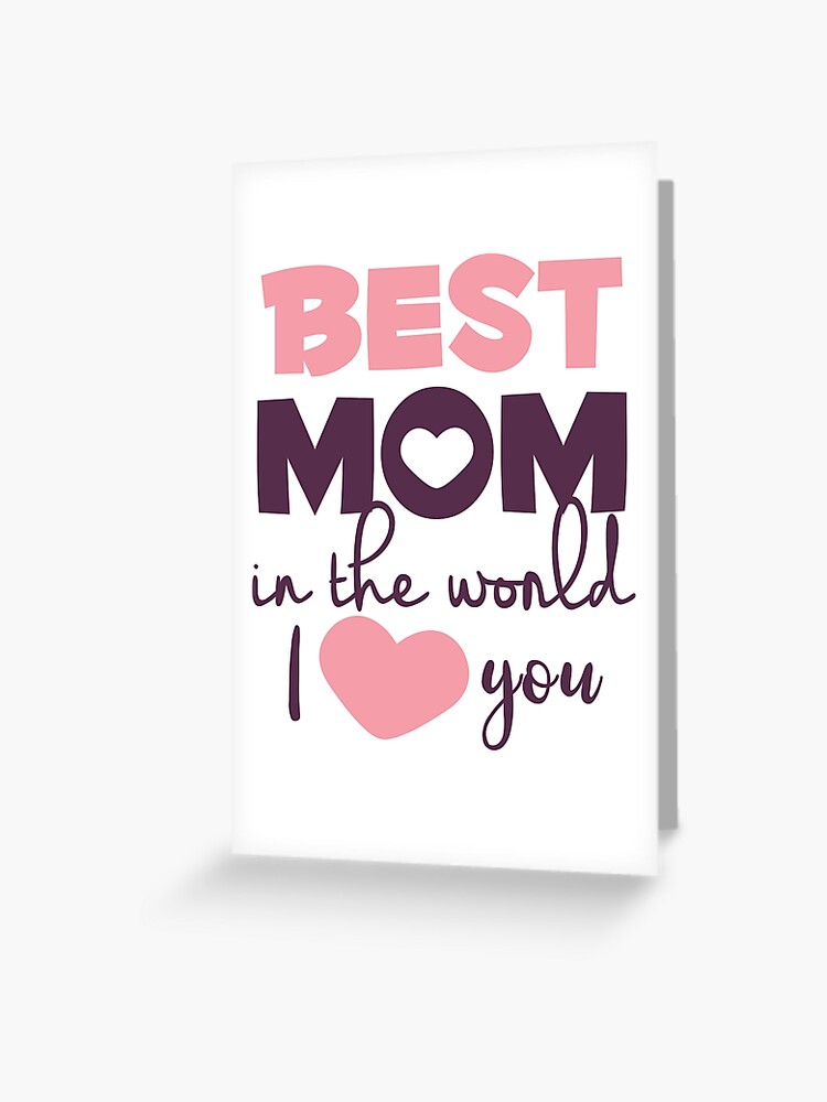 Greetings Card Best Mummy