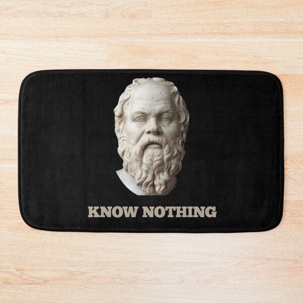 Item preview, I Know Nothing Socrates Quote designed and sold by vladocar.
