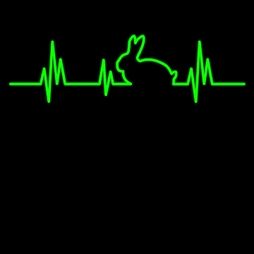 Artwork thumbnail, Heartbeat Rabbit by jonawillian