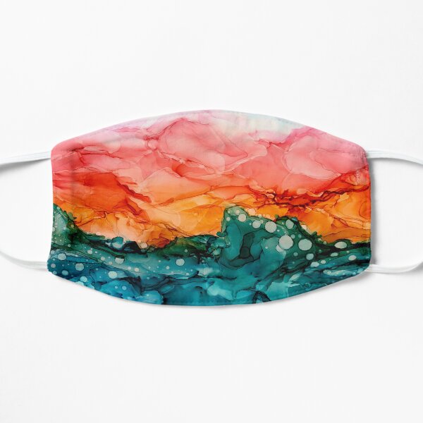 Ariel Bright Sea Abstract Landscape Flat Mask