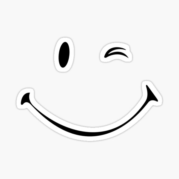 Zwinkern smileys schwarz weiß Waage Emoji
