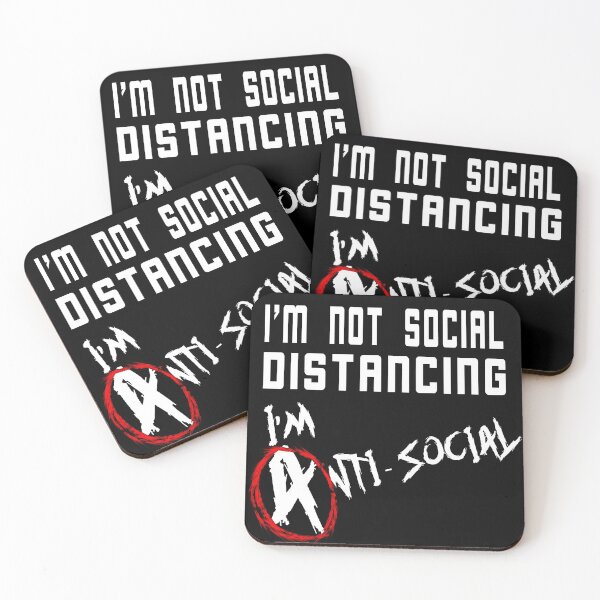 Item preview, Not Social Distancing - Anti-Social designed and sold by Anon Shop.