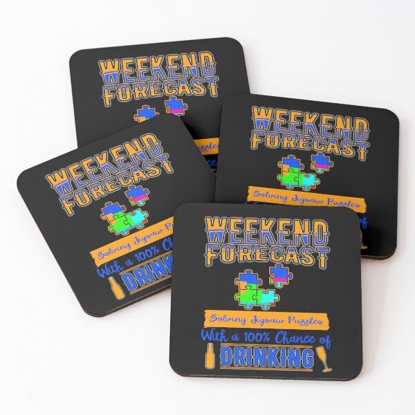 Item preview, Weekend Forecast Jigsaw Puzzles and Drinking designed and sold by Dan66.