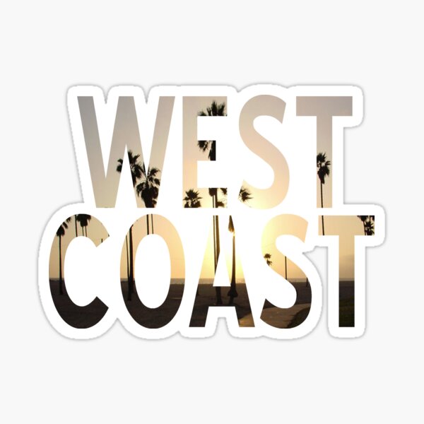 West coast 1 Sticker
