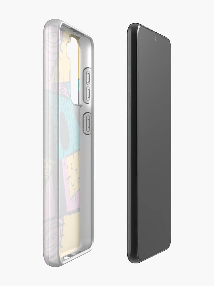 Alternate view of Nightmare Sewn Pattern Samsung Galaxy Phone Case