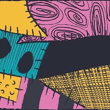 Artwork thumbnail, Nightmare Sewn Pattern by jinigo1