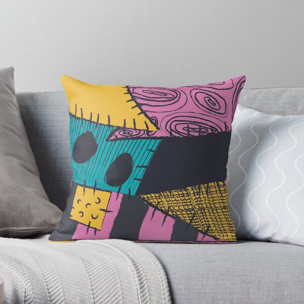 Nightmare Sewn Pattern Throw Pillow