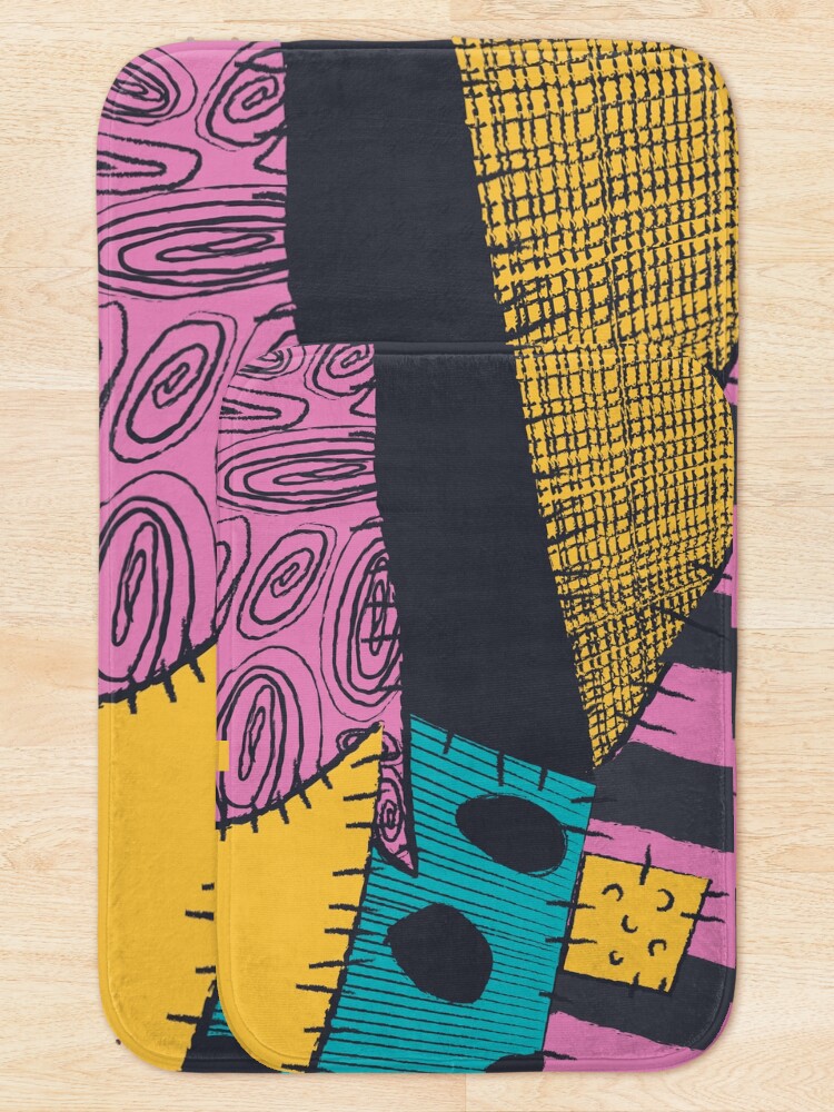 Alternate view of Nightmare Sewn Pattern Bath Mat